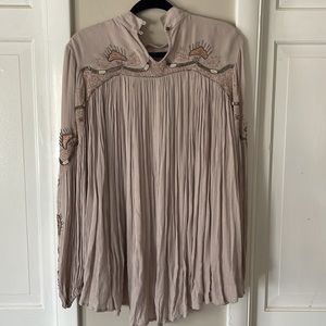 Free People Beaded Top